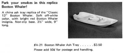 Boston Whaler - Ash Tray Ad