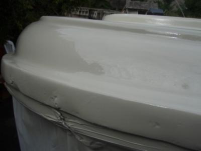 Boston Whaler - Bow section re-gelled