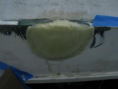 Boston Whaler - Nicely filled Hole