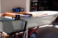 Boston Whaler - Rub rail going on